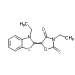 CAS#: 36278-87-2， 3-Ethyl-5-(3-Ethyl-1,3-Benzothiazol-2(3H)-Ylidene)-2-Thioxo-1,3-Oxazolidin-4-One