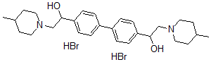 CAS#: 36341-97-6， 1-[4-[4-[1-Hydroxy-2-(4-Methylpiperidin-1-Yl)Ethyl]Phenyl]Phenyl]-2-(4-Methylpiperidin-1-Yl)Ethanol Dihydrobromide