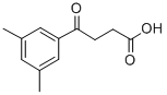 structure of CAS# 36440-58-1, 4-(3,5-Dimethylphenyl)-4-Oxobutyric Acid;4-(3,5-DIMETHYLPHENYL)-4-OXOBUTYRIC ACID