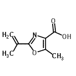 CAS#: 364607-75-0， 2-Isopropenyl-5-Methyl-1,3-Oxazole-4-Carboxylic Acid