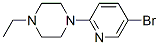 structure of CAS# 364794-57-0, 1-(5-Bromo-2-Pyridinyl)-4-Ethylpiperazine;1-(5-Bromo-2-Pyridinyl)-4-Ethylpiperazine;1-(5-Bromopyridin-2-Yl)-4-Ethylpiperazine;5-Bromo-2-(4-Ethylpiperidino)Pyridine
