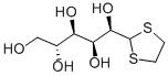 structure of CAS# 3650-65-5, D-Glucose Ethylenedithioacetal;D-Glucose Ethylene Dithioacetal;D-Glucose, Cyclic 1,2-Ethanediyl Mercaptal;D-Glucose, Cyclic Ethylene Mercaptal
