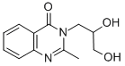 structure of CAS# 36518-02-2, 3-(2,3-Dihydroxypropyl)-2-Methylquinazolin-4-One;3-(2,3-Dihydroxypropyl)-2-Methyl-Quinazolin-4-One;3-(2,3-Dihydroxypropyl)-2-Methyl-4-Quinazolinone;3-Glyceryl-2-Methyl-Quinazolin-4-One