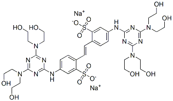 CAS#: 3654-78-2， Disodium 5-[[4,6-Bis(Bis(2-Hydroxyethyl)Amino)-1,3,5-Triazin-2-Yl]Amino]-2-[(E)-2-[4-[[4,6-Bis(Bis(2-Hydroxyethyl)Amino)-1,3,5-Triazin-2-Yl]Amino]-2-Sulfonatophenyl]Ethenyl]Benzenesulfonate
