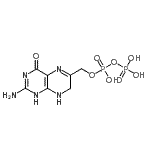 CAS#: 3658-94-4， (2-Amino-4-Oxo-3,4,7,8-Tetrahydro-6-Pteridinyl)Methyl Trihydrogen Diphosphate