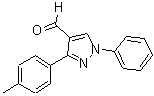 structure of CAS# 36640-52-5, 1-Phenyl-3-p-Tolyl-1H-Pyrazole-4-Carbaldehyde;3-(4-Methylphenyl)-1-Phenyl-Pyrazole-4-Carbaldehyde;3-(4-Methylphenyl)-1-Phenyl-4-Pyrazolecarboxaldehyde;A0584/0026993