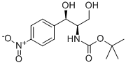 structure of CAS# 366487-74-3, (1R,2R)-(-)-N-Boc-2-amino-1-(4-nitrophenyl)-1,3-propanediol