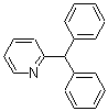 structure of CAS# 3678-70-4, Diphenyl-2-Pyridylmethane;Pyridine, 2-(Diphenylmethyl)- (8Ci)(9Ci);Nci60_004668;St5308282