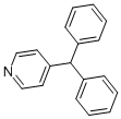structure of CAS# 3678-72-6, 4-Diphenylmethylpyridine;4-(Diphenylmethyl)Pyridine;Nsc60655;Pyridine, 4-(Diphenylmethyl)-