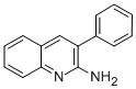 结构式 CAS# 36926-84-8, 2-氨基-3-苯基喹啉