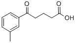 structure of CAS# 36978-51-5, 5-(3-Methylphenyl)-5-Oxovaleric Acid;5-(3-METHYLPHENYL)-5-OXOVALERIC ACID