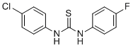 CAS#: 370-26-3， 1-(4-Chlorophenyl)-3-(4-fluorophenyl)thiourea