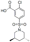 CAS#: 37087-96-0， trans-2-Chloro-5-[(3,5-Dimethylpiperidin-1-Yl)Sulphonyl]Benzoic Acid