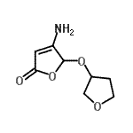 CAS#: 370876-96-3， 4-Amino-5-(Tetrahydro-3-Furanyloxy)-2(5H)-Furanone