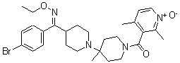 CAS#: 370893-06-4， [4-[4-[C-(4-Bromophenyl)-N-Ethoxy-Carbonimidoyl]-1-Piperidyl]-4-Methyl-1-Piperidyl]-(2,4-Dimethyl-1-Oxido-Pyridin-3-Yl)Methanone