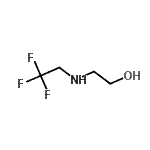 structure of CAS# 371-99-3, 2-[(2,2,2-Trifluoroethyl)Amino]Ethanol;2-(2,2,2-Trifluoroethylamino)ethanol;2-[(2,2,2-trifluoroethyl)amino]ethanol;MFCD10697861