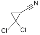 structure of CAS# 3712-82-1, 2,2-Dichlorocyclopropane-1-Carbonitrile;2,2-Dichlorocyclopropanecarbonitrile