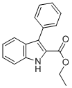 structure of CAS# 37129-23-0, Ethyl 3-Phenyl-1H-Indole-2-Carboxylate;3-Phenyl-1H-Indole-2-Carboxylic Acid Ethyl Ester;Oprea1_851194;Zinc00168348