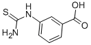 structure of CAS# 37182-75-5, 1-(3-Carboxyphenyl)-2-Thiourea;3-(Thiocarbamoylamino)Benzoate;Zinc00337009