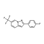 CAS#: 372122-55-9， 2-(4-Fluorophenyl)-6-(Trifluoromethyl)Pyrazolo[1,5-a]Pyridine