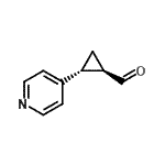 CAS#: 372183-89-6， (1R,2R)-2-(4-Pyridinyl)Cyclopropanecarbaldehyde