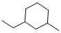 structure of CAS# 3728-55-0, 1-Ethyl-3-Methylcyclohexane;1-Ethyl-3-Methyl-Cyclohexane;Cyclohexane, 1-Ethyl-3-Methyl-, Cis-;1-Ethyl-3-Methylcyclohexane  (Cis,Trans)-