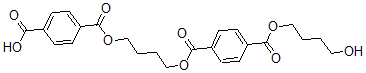 CAS#: 37282-12-5， 4-[4-[4-(4-Hydroxybutoxycarbonyl)Benzoyl]Oxybutoxycarbonyl]Benzoic Acid