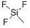 structure of CAS# 373-74-0, Methyltrifluorosilane;Trifluoro-Methyl-Silane;Methyltrifluorosilane