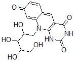 CAS#: 37333-48-5， 10-(2,3,4,5-Tetrahydroxypentyl)-1H-Pyrimido[6,5-b]Quinoline-2,4,8-Trione