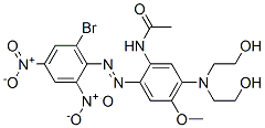 CAS#: 37395-76-9， N-[5-[Bis(2-Hydroxyethyl)Amino]-2-[(2-Bromo-4,6-Dinitrophenyl)Azo]-4-Methoxyphenyl]-Acetamide
