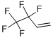 structure of CAS# 374-27-6, 3,3,4,4,4-Pentafluorobutene-1;3,3,4,4,4-Pentafluorobutene-1;Pentafluorobutene-1;1-Butene,3,3,4,4,4-Pentafluoro-
