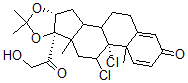 CAS#: 3744-50-1， 9,11beta-Dichloro-16alpha,16,21-Trihydroxy-Pregna-1,4-Diene-3,20-Dione Cyclic 16,17-Acetal