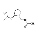 CAS#: 375819-10-6， (1S,2R)-2-(Acetamidomethyl)Cyclopentyl Acetate