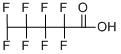 structure of CAS# 376-72-7, 5H-Octafluoropentanoic Acid;2,2,3,3,4,4,5,5-Octafluorovaleric Acid;4-02-00-00877 (Beilstein Handbook Reference);Brn 1797233