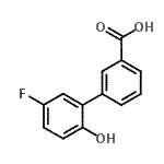 CAS#: 376592-45-9， 3-(5-Fluoro-2-Hydroxy-Phenyl)Benzoic Acid