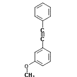 CAS#: 37696-01-8， 1-Methoxy-3-(Phenylethynyl)Benzene