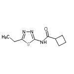 CAS#: 377063-20-2， N-(5-Ethyl-1,3,4-Thiadiazol-2-Yl)Cyclobutanecarboxamide
