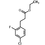 CAS#: 377083-98-2， Ethyl 3-(4-Chloro-2-Fluorophenyl)Propanoate