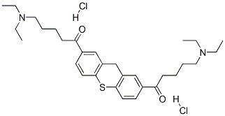 CAS#: 37771-09-8， 5-Diethylamino-1-[7-(5-Diethylaminopentanoyl)-9H-Thioxanthen-2-Yl]Pentan-1-One Dihydrochloride