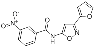 CAS#: 37853-41-1， N-(3-Furan-2-Yl-1,2-Oxazol-5-Yl)-3-Nitrobenzamide