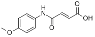 结构式 CAS# 37902-60-6, 4-(4-甲氧基苯胺基)-4-氧代丁-2-烯酸