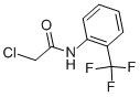 结构式 CAS# 3792-04-9, N-(氯乙酰基)-2-(三氟甲基)苯胺