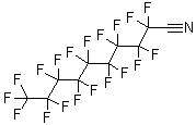 structure of CAS# 379215-40-4, Perfluorodecanonitrile;PERFLUORODECANONITRILE
