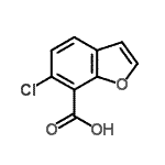 CAS#: 379230-47-4， 6-Chlorobenzofuran-7-Carboxylic Acid