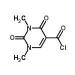 CAS#: 38009-10-8， 1,3-Dimethyl-2,4-Dioxo-1,2,3,4-Tetrahydro-5-Pyrimidinecarbonyl Chloride