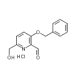 CAS#: 38029-04-8， 3-(Benzyloxy)-6-(Hydroxymethyl)-2-Pyridinecarbaldehyde Hydrochloride (1:1)