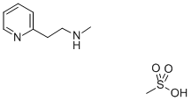 structure of CAS# 380416-14-8, Betahistine Methanesulfonate;N-METHYL-2-(PYRIDIN-2-YL)ETHYLAMINE METHANESULFONATE;N-Methyl-2-(2-Pyridyl)Ethylamine Methanesulfonate;BETAHISTINE METHANESULFONATE