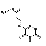 CAS#: 380656-30-4， N<Sup>3</Sup>-(3,5-Dioxo-2,3,4,5-Tetrahydro-1,2,4-Triazin-6-Yl)-N-Methyl-beta-Alaninamide