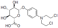 CAS#: 38099-65-9， (2S,3S,4S,5R,6S)-6-[4-[Bis(2-Chloroethyl)Amino]Phenoxy]-3,4,5-Trihydroxyoxane-2-Carboxylic Acid
