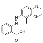 CAS#: 38115-54-7， 2-[4-(2-Chloroethyl-Methylamino)-2-Methylphenyl]Diazenylbenzoic Acid